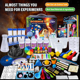 PATIFEED 250 Experiments Kits for Kids, Science S.T.E.M Projects Scientific Toys for Boys Girls Gifts Ideas Birthday Christmas, Erupting Volcano, Planet, Bouncy Ball,Chemistry Scientist Set PATIFEED