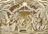 Holy Nativity Christian Puzzles for Adults 1000 Pieces, 3D Jesus Religious Bible Jigsaw Puzzles Faith Cross, Christmas Winter Holiday Puzzle BBOLDIN