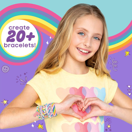 Just My Style Unicorn Friendship Bracelets by Horizon Group USA Create 20+ Bracelets, Kit Includes 1300+ Beads ABC Beads, Metallic Beads Unicorn Storage Case & More Just My Style