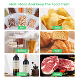 Etunsia Cordless Vacuum Sealer, Rechargeable Vacuum Sealer Machine, Build in Cutter and Bag Storage, With External Air Hose for Mason Jars/Canisters (Black and Gray) Etunsia