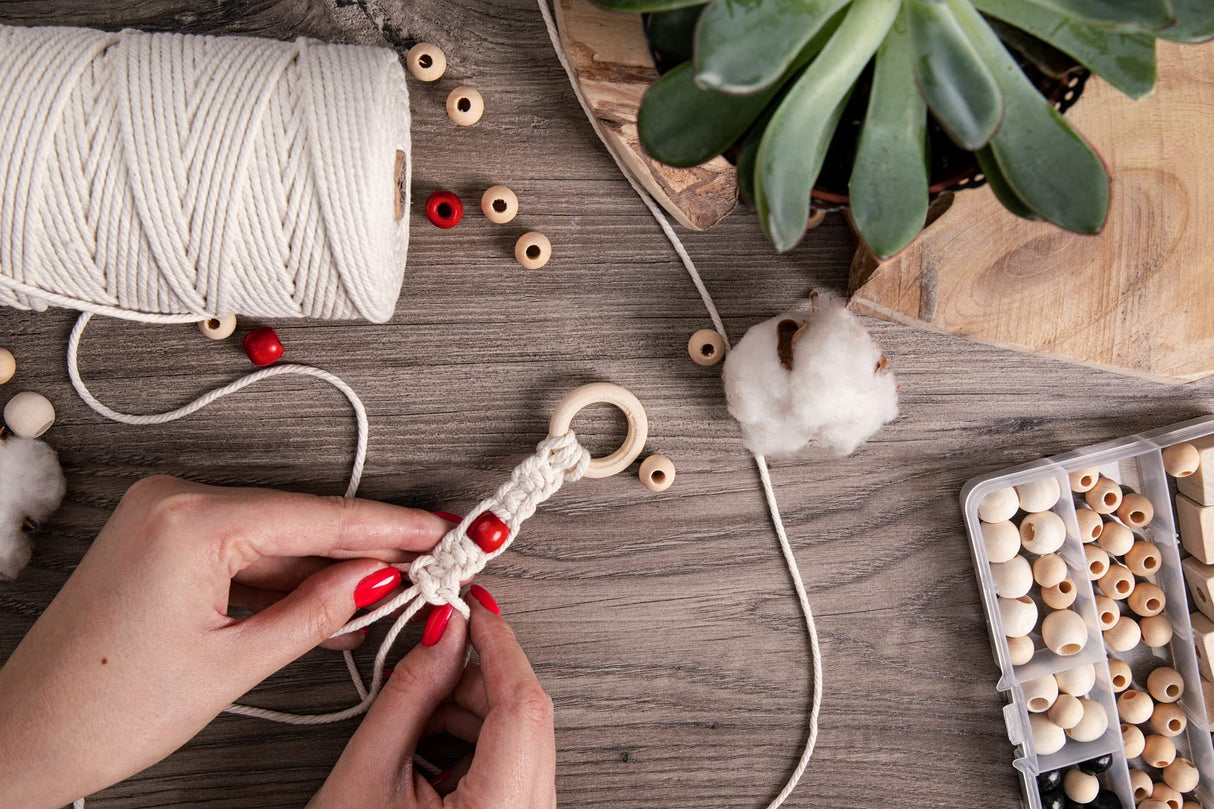 MIGO Creates Macrame Kits for Adults Beginners with 126 Macrame Supplies and 7 Projects E-Book: DIY Macrame Kit with 165 Yards Macrame Cord and Craft Supplies & Materials to Start Macrame! MIGO Creates