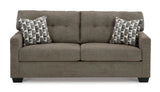 Signature Design by Ashley Mahoney Contemporary Tufted Sofa, Dark Brown Signature Design by Ashley