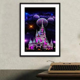 LumiCraft Starry Castle Diamond Art Kits for Adults, Cartoon Diamond Painting Kits, 5D Full Drill Crystal Rhinestones Art Kits for Beginner Home Wall Decor 12x16in LumiCraft