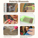 CEOVR Virgin Mary Diamond Painting Kits for Adults, Nativity Diamond Art Dots 5D Full Drill DIY Gem Art, Adult Crafts Kits Arts and Crafts, Wall Decor for Home Office 12x16in CEOVR