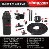 Shop-Vac 9522205 5 Gallon 5.5 Hangup Vacuum, Wet/Dry, Wall Mount, 5, Black Shop-Vac