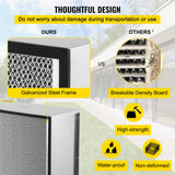 VEVOR Filter Replacement, 24'' x 24'' x 11.5'' AC Filter, HEPA Pleated Air Filter, Air Filter Replacement with Galvanized Frame, 99.97% Standard Filter Compatible for HEPA Filter Novair 2000 VEVOR