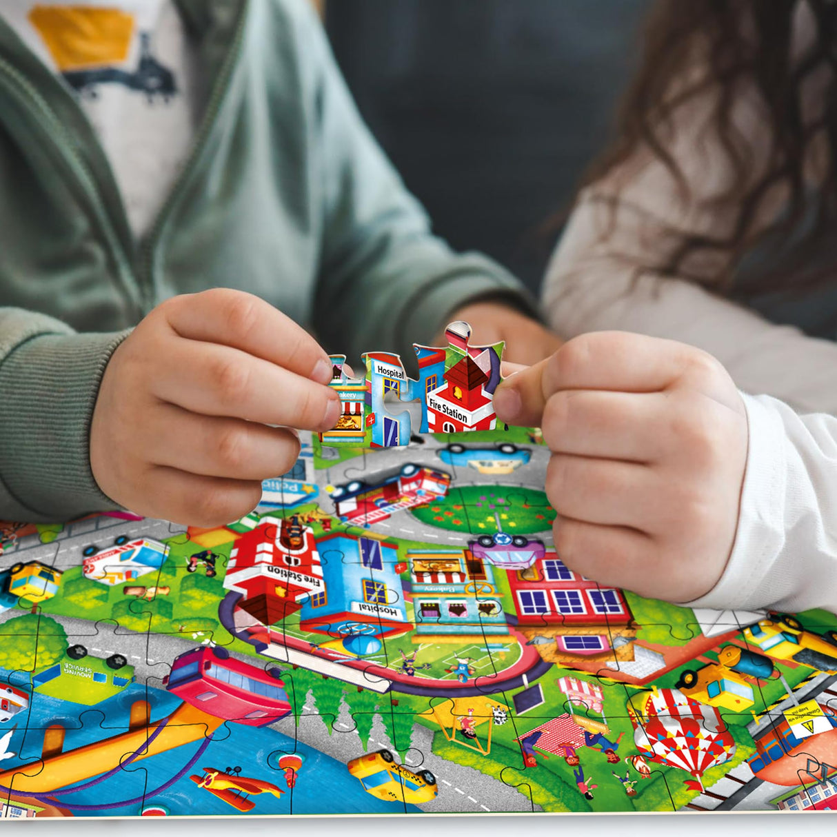 QUOKKA Puzzles for Toddlers 4-6 – 4 x 48 Pieces Jigsaw Puzzles for Kids Ages 3-5 – Learning Farm Animals for 2-4 – Jigsaw Game for Boy and Girl 3-5-7 Year Old QUOKKA