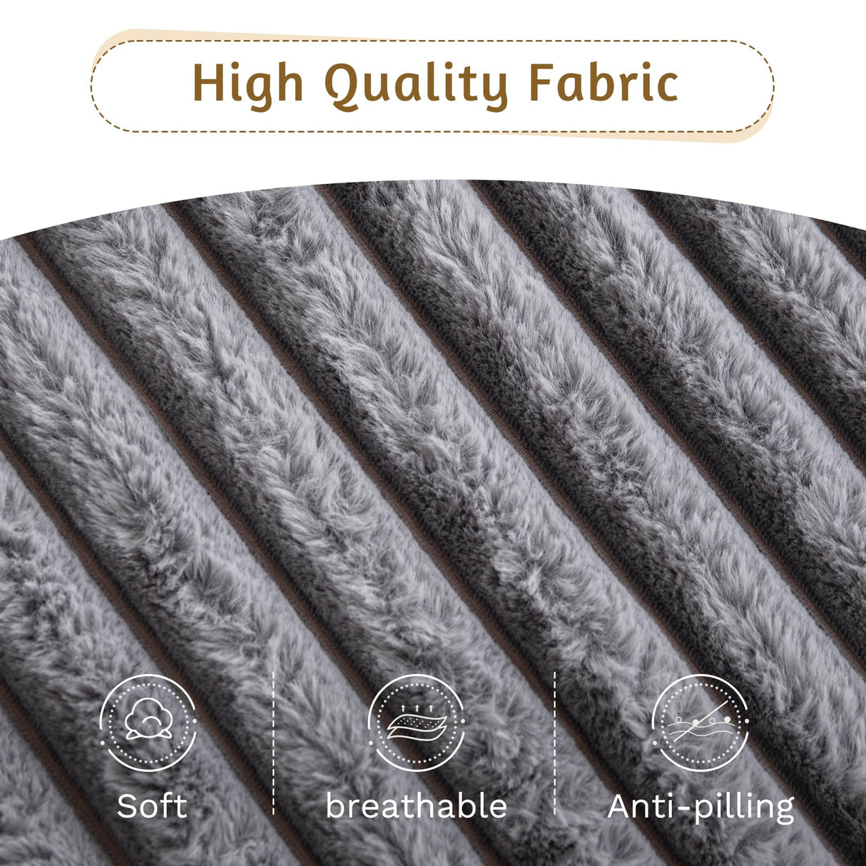 YOSHOOT 6 Inches Futon Mattress Full Size, Thick Futons Sofa Bed Couch, Floor Mattress for Adults, Shredded Foam Filling(Frame Not Included), Medium Firm YOSHOOT