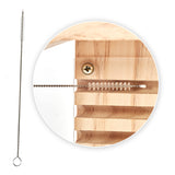 Rivajam Native Bee Observatory | Mason Bee Houses for Pollinating Bees | Pollinator Bee Houses for The Garden Lover | Leaf cutter Bee Home | Unique Gardening Gifts Rivajam