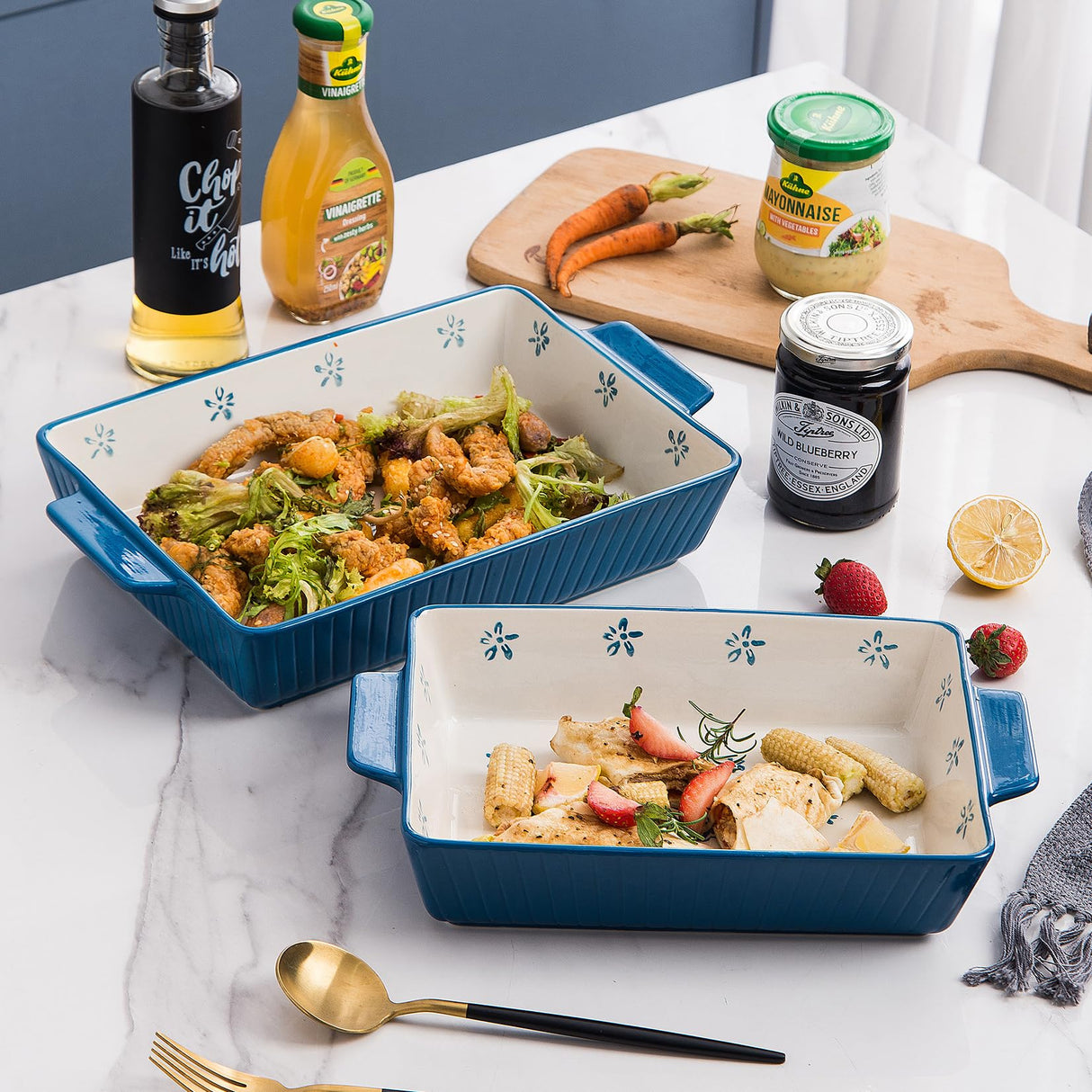 Wisenvoy Baking Dish Casserole Dish Ceramic Casserole Dishes For Oven Lasagna Pan Bakeware Sets Baking Dish Set Wisenvoy