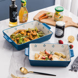 Wisenvoy Baking Dish Casserole Dish Ceramic Casserole Dishes For Oven Lasagna Pan Bakeware Sets Baking Dish Set Wisenvoy