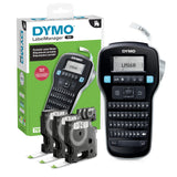DYMO LabelManager 160 Portable Label Maker Bundle, Easy-to-Use, One-Touch Smart Keys, QWERTY Keyboard, Large Display, For Home & Office Organization, Includes 3 D1 Label Cassettes DYMO