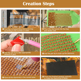 MXJSUA Horse 5D Diamond Painting Kits for Adults, Diamond Art Kits for Beginner, DIY Full Round Drill Diamond Dots Gem Art Kits for Home Wall Decor 12x16 Inch MXJSUA