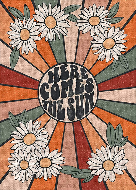 KINPLUB 5D Diamond Painting Kits for Adults, Vintage Daisy Diamond Art Kits for Beginners, DIY Full Round Drill Paint with Diamonds Gem Art, Summer Seasonal Farmhouse Home Wall Decor 12 x 16 Inch KINPLUB