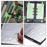 FYSETC 2pcs 3D Printer Accessories Heated Bed Insulation 220x220x8mm: Ender 3 V2 S1 Neptune3 Pro Parts 8.66x8.66x0.3inch Lightweight Foam Foil Self-Adhesive Hotbed Thermal Pad Mat Print Bed Keep Warm FYSETC