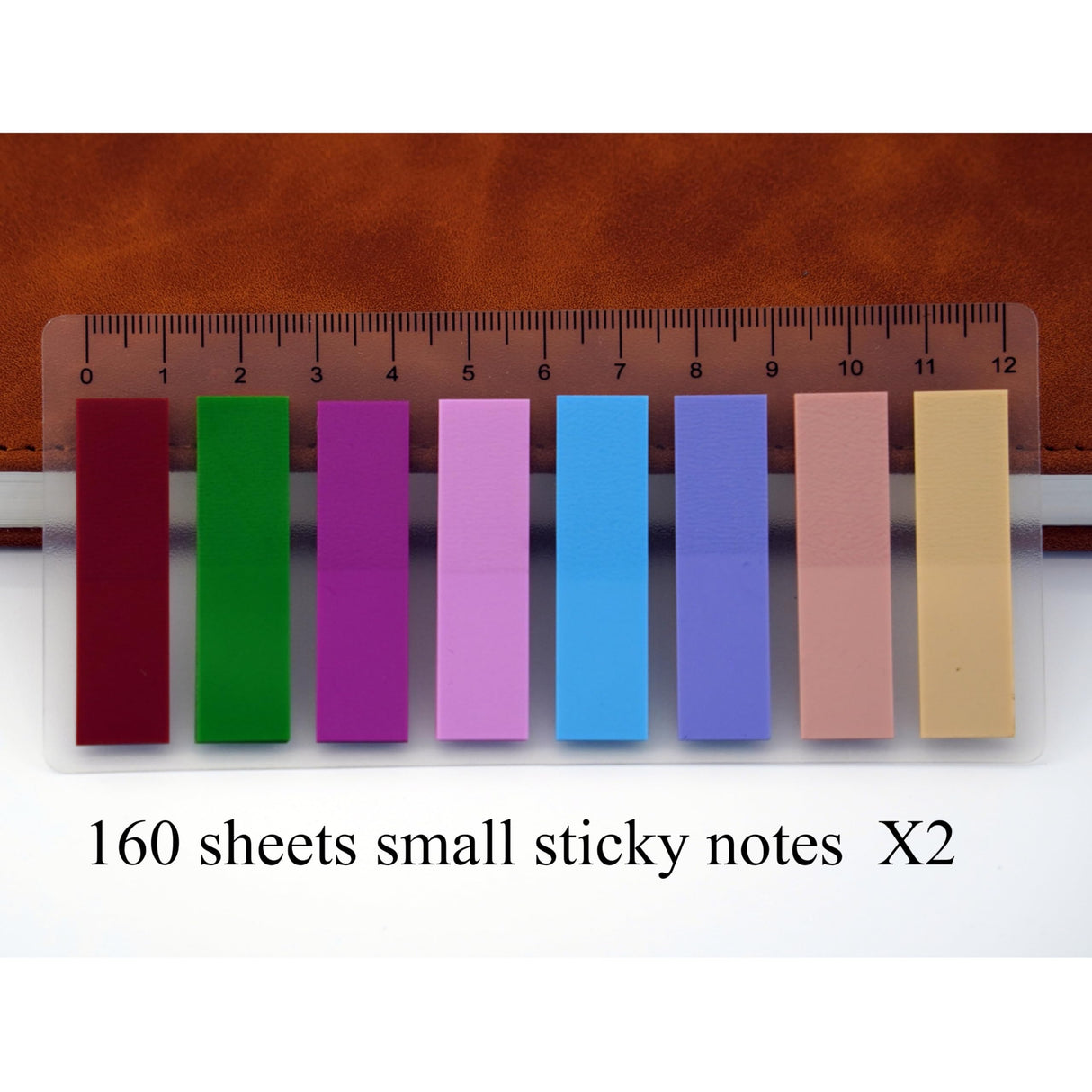 Pastel Pencil Extender Holder and Pencil Grip Set with 320 Sticky Notes, Standard Size Compatible, 7 Colors SLFreMint