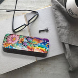 JISHSHAY Diamond Art Glasses Case Diamond Painting Sunglasses Case Diamond Art Kits for Adults Eyeglass Holder Diamond Painting Kits Eye Glass Holder Diamond Art Kits Eyeglass Holder Butterfly Flower JISHSHAY