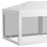 Outsunny 10' x 20' Canopy Tent Gazebo with 4 Removable Mesh Side Walls for Events & Weddings, White Outsunny