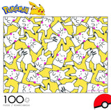 Buffalo Games - Pokemon- Japanese Pikachu Pokemon - 100 Piece Jigsaw Puzzle for Families -Challenging Puzzle Perfect for Game Nights - Finished Size is 15.00 x 11.00 Buffalo Games