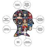 AQUARIUS DC Comics Puzzle Cast Faces (1000 Piece Jigsaw Puzzle) - Officially Licensed DC Comics Merchandise & Collectibles - Glare Free - Precision Fit - 20 x 28 Inches AQUARIUS