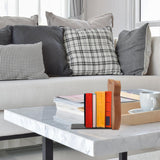 2PCS Animal Bear Modeling Bookends Metal Iron Bookends Book Holding Stands Cabin Decorative Farmhouse Rustic Bookshelf Decor Tabletop Shelves Nonskid Book Stoppers Cabilock