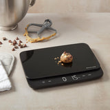 KitchenAid KQ917 High Capacity Glass Surface Digital Kitchen and Food Scale, 30 Pound Capacity and Precision, Grams, Ounces, Pounds, Fluid Ounces & Milliliters, LED, Tare Function, Black KitchenAid