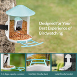 NETVUE Birdfy Lite - Smart Bird Feeder with Camera, Bird Watching Camera, Auto Capture Bird Videos & Motion Detection, Wireless Camera Ideal Gift for NETVUE