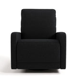Storkcraft Kyoto Deluxe Extra-Wide Power Recliner Swivel Glider (Black Boucle) – Premium Electronic Power Recliner for Nursery, Includes Dual-USB Charging Port, Extra Wide Glider Rocking Chair Storkcraft