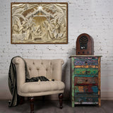 Holy Nativity Christian Puzzles for Adults 1000 Pieces, 3D Jesus Religious Bible Jigsaw Puzzles Faith Cross, Christmas Winter Holiday Puzzle BBOLDIN