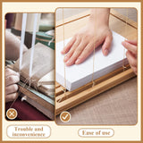 Maysing 24 Pcs Book Binding Kits Bookbinding Tools Bookbinding Sewing Frame Set Hand Bookbinding Supplies with Awl Bone Folder Paper Creaser Glue Brush Curved Needles Wax Thread for Handmade DIY Craft Maysing