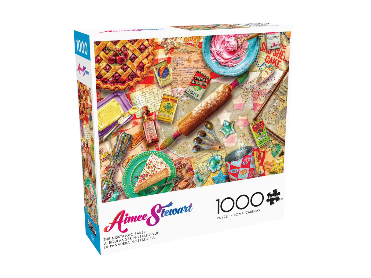 Buffalo Games - Aimee Stewart - The Nostalgic Baker (2024) - 1000 Piece Jigsaw Puzzle for Adults -Challenging Puzzle Perfect for Game Nights - Finished Size is 26.75 x 19.75 Buffalo Games