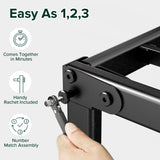 Zinus Yelena 14 Inch Metal Platform Bed Frame, Steel Slat Support, No Box Spring Needed, Eco Friendly WonderBox(TM) Packaging, Easy Assembly, Black, Queen Zinus