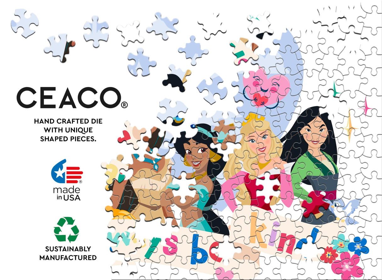 Buffalo Games - 4 X 1 Kids Multipack - Disney Princess Kids Licensed Multipack - Multi Piece Jigsaw Puzzle for Adults -Challenging Puzzle Perfect for Game Nights Buffalo Games