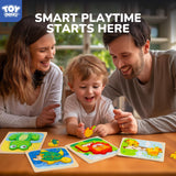 1-3, Animals Toddler Puzzles, Puzzles for Toddlers 2-4, Wood Puzzles Educational Montessori Toys Gifts for 1 2 3 Year Old, Baby Puzzles 12-18, Kids Learning Toy TOY Life