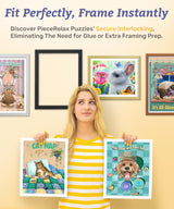 PieceRelax Plastic Jigsaw Puzzles for Adults 4000 Pieces - Studio Inception - US National Parks Most Satisfying Table Games and Gifts No Puzzle Mat Required [H3786] PieceRelax