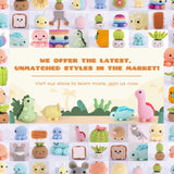 Crochet Kit for Beginners, Beginner Crochet Kit for Adults with Step-by-Step Video Tutorials, DIY Crochet Animal Kits Kids Knitting Supplies, 4 Pack Dinosaurs (40%+ Yarn) Crochetta