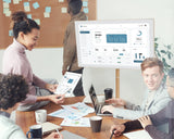 FITUEYES Design Rolling TV Stand for 24-48 inch TVs, Landscape to Portrait Rotating Mobile TV Stand on Wheels and Brake-knob, Portable TV Cart for Living Room Dormitory Outdoor, Master Series FITUEYES