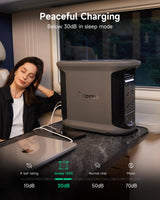 Ampace Andes 1500 Portable Power Station, 1462Wh LiFePO4 Power Station, Full Charge in 55 Min, 2400W (Surge 3600W) SiCPrime Solar Generator for Outdoor Camping, RVs, Home Backup(Solar Panel Optional) AMPACE