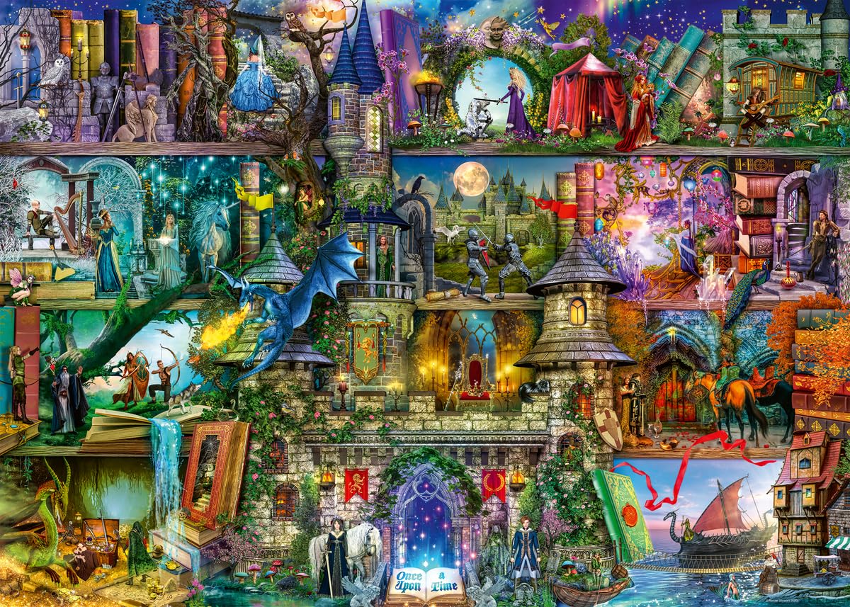 Ravensburger Myths & Legends 1000 Piece Jigsaw Puzzle for Adults | Unique, Pieces | Anti-Glare Surface | FSC Certified, Eco-Friendly | Amazon Exclusive