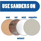 Fulton Woodworking Tools Bowl Flex Edge Sanding Disc Curved & Flat Surface Mandrel Kit (129 Piece) Fulton Woodworking Tools