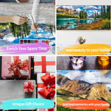 YALKIN Paint by Number for Adult Kits, DIY Landscape Lake Oil Acrylic Painting Kits for Adults Beginners on Canvas for Home Wall Decor Gifts 40x90CM/15.8x35.4in (No Frame) YALKIN