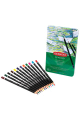 Derwent Academy Watercolor Pencils, 3.3mm Core, Metal Tin, 12 Count (2301941) Derwent Academy