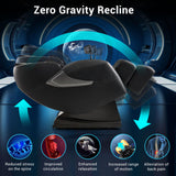 Massage Chair, 14 Massage Points Full Body Massage Chair, Zero Gravity Extra Large Shiatsu Recliner w/Lumbar & Calf Heating, 20 Auto Modes, Air Compression, Bluetooth Speaker, Touch Screen Controller Mazzup