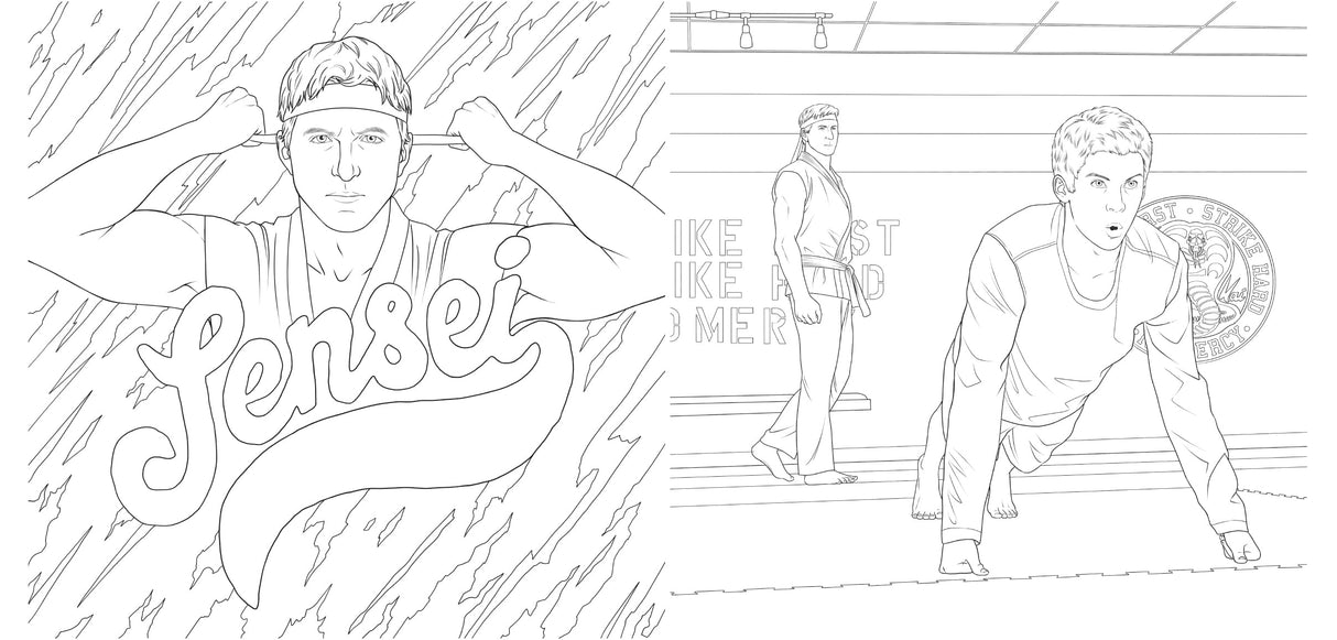 Cobra Kai: The Official Coloring Book WoodArtSupply
