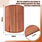 Patelai 12 Pack Large Cutting Boards Bulk Wooden Cutting Board Kitchen Chopping Boards for Crafts DIY Wedding Housewarming Gift (12 x 9 Inch,Walnut Wood) Patelai