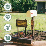 Cskunxia 4x4 Post Base 2Pcs Wood Fence Post Bracket Anchor Base Brackets Deck Post Base for Pergola Railing Mailbox Deck (Inner Size 3.6x3.6) Cskunxia