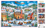 MasterPieces 1000 Piece Holiday Jigsaw Puzzle - Christmas Eve Fly By - 19.25"x26.75" Masterpieces