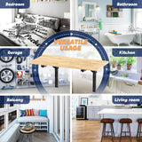 Ultrawall Wall Mounted Folding Workbench, Heavy Duty Foldable Work Table, Collapsible Desk for Workshop, Garage, Office, Home, Holds Up to 550LBS, 32”X18” Ultrawall