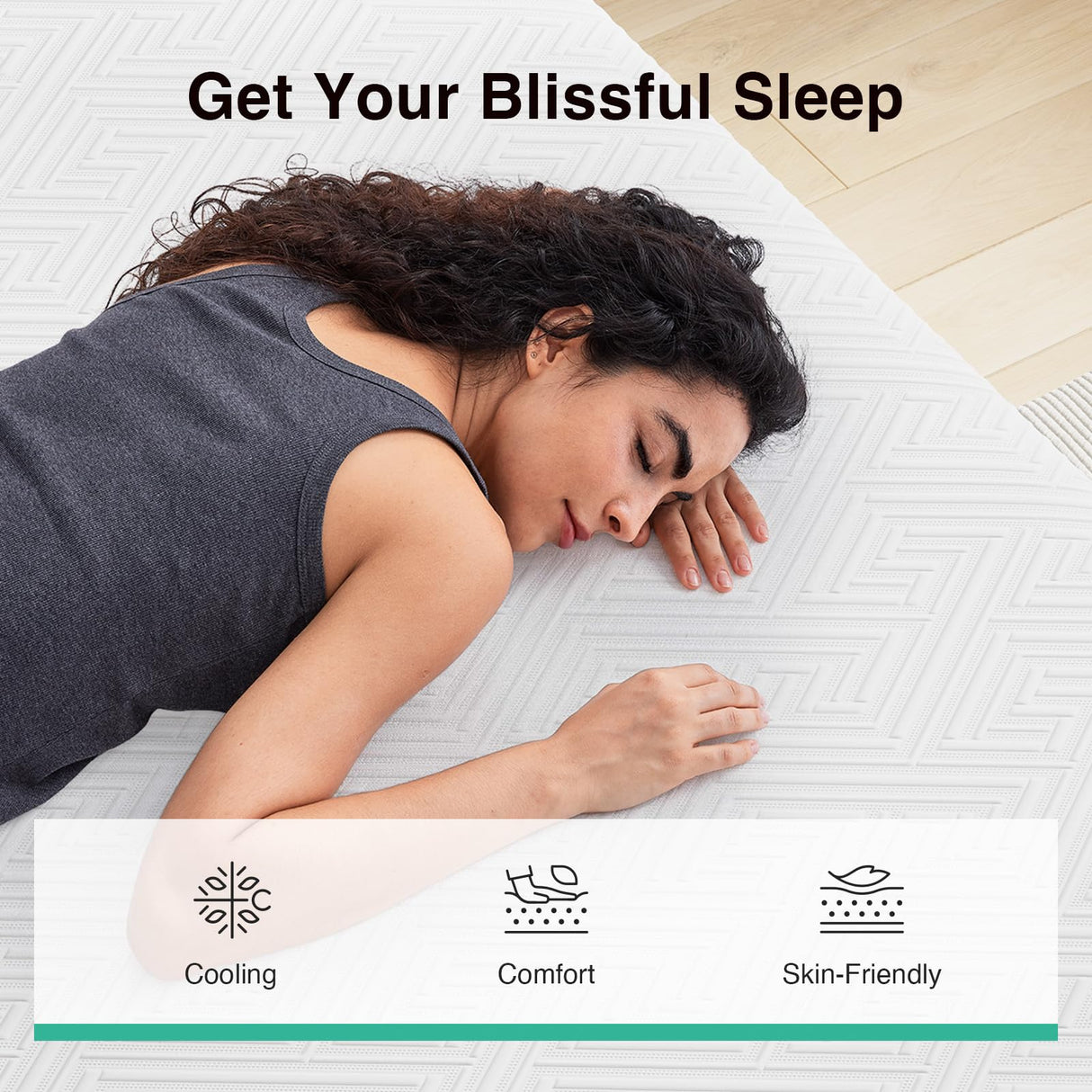 Novilla Twin Memory Foam Mattress 10 Inch, Twin Size Mattress in a Box with Comfort Foam for Back Pain Relief & Body Support & Cool Night Sleep, CertiPUR-US Certified Novilla