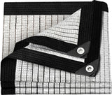 BXAEYIPOR 80% Shade Cloth-Silver Shade Cloth for Garden Lawn Pergola Greenhouse,Chicken Coop,Kennels,Shade Cloth with Grommets,Simple Hanging Shade Covers BXAEYIPOR